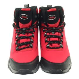 American Club Softshell túrázás membránnal fekete piros 3