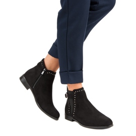 Super Me Alacsony őszi csizma fekete 1 Super Me Alacsony őszi csizma fekete 1