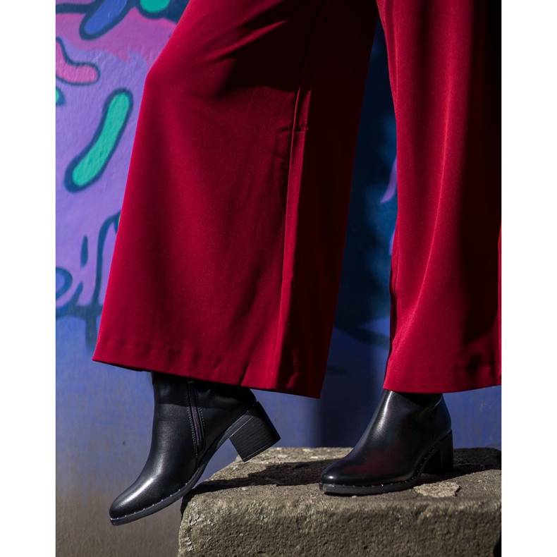 Seastar Elegáns fekete csizma 1