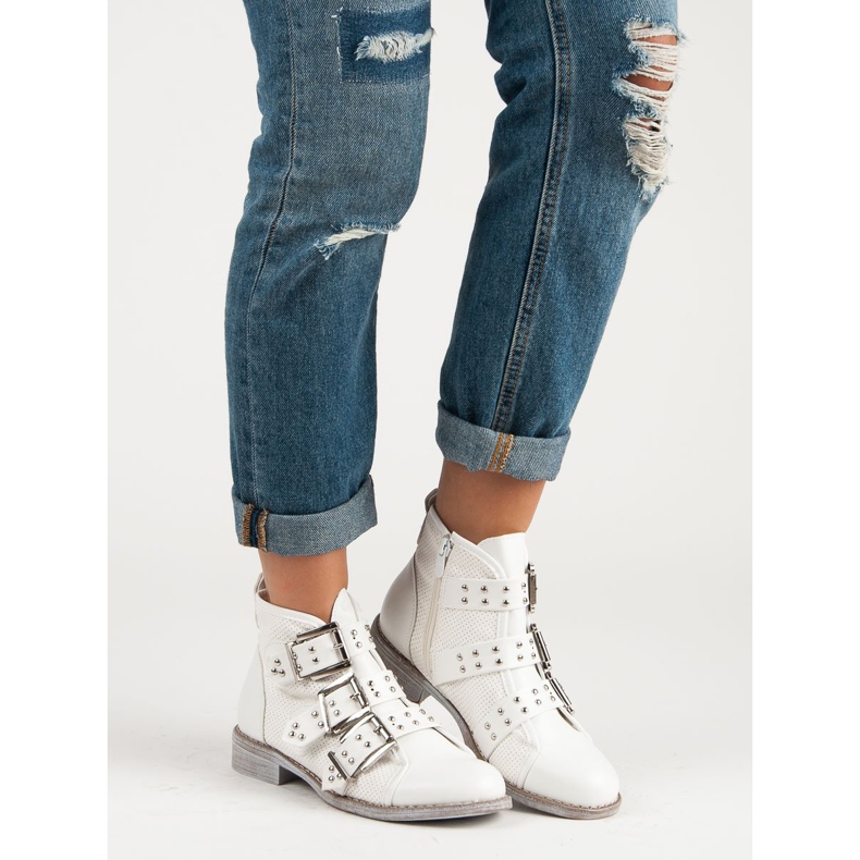 Sweet Shoes Fehér csizma 2