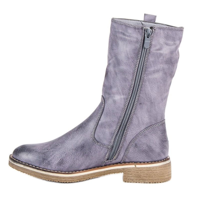 SDS Magasszárú csizma kék 2