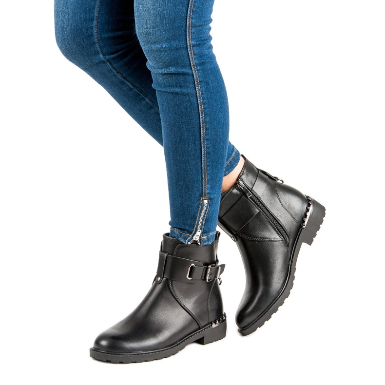 Groto Gogo Kényelmes munkáscsizma fekete 1