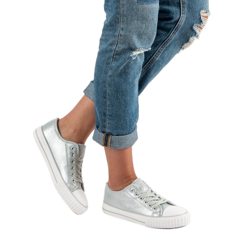 Ezüst cipők szürke 1