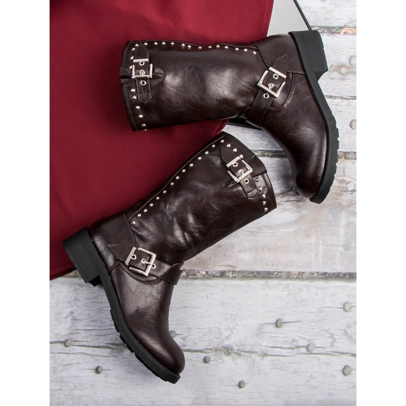 SDS Magas munkáscsizma barna 2