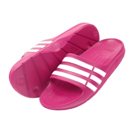 Adidas Duramo Slide K Jr G06797 papucs fehér rózsaszín 4