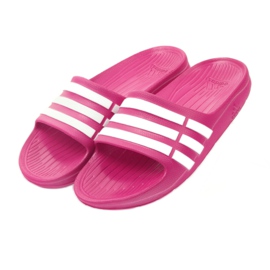 Adidas Duramo Slide K Jr G06797 papucs fehér rózsaszín 3