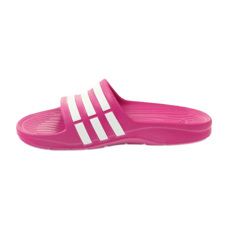 Adidas Duramo Slide K Jr G06797 papucs fehér rózsaszín 2 Adidas Duramo Slide K Jr G06797 papucs fehér rózsaszín 2