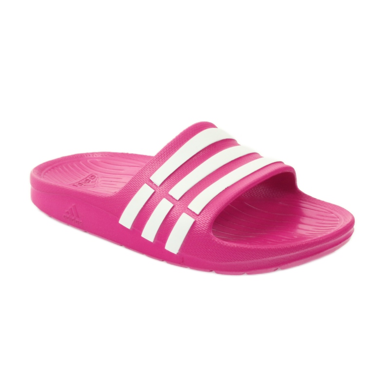 Adidas Duramo Slide K Jr G06797 papucs fehér rózsaszín 1