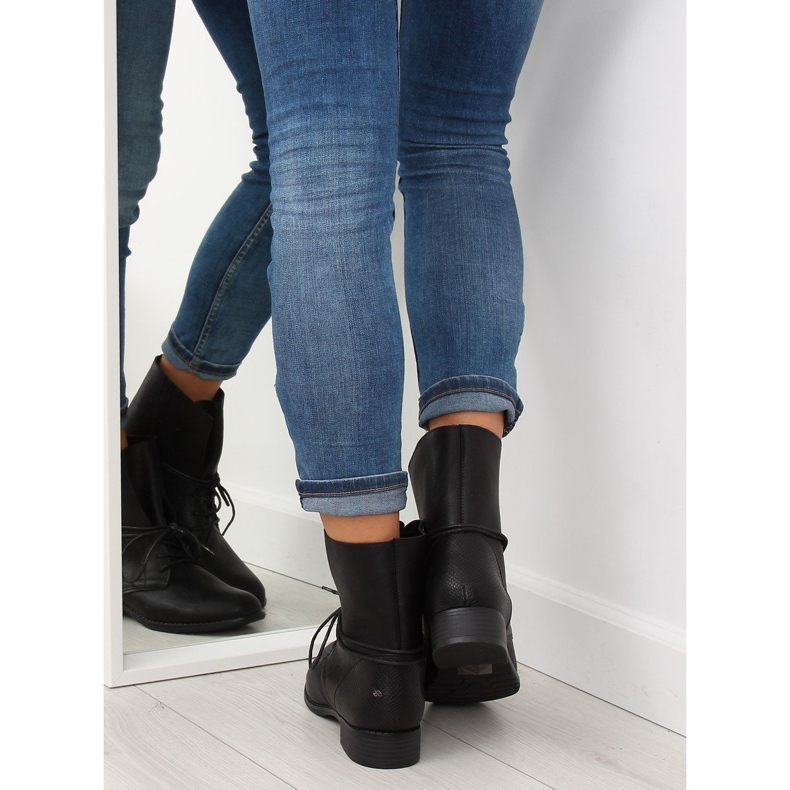 Fekete Workery csizma 16006-53A Fekete 2