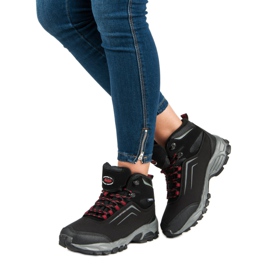 American Club Női téli amerikai csizma fekete 1