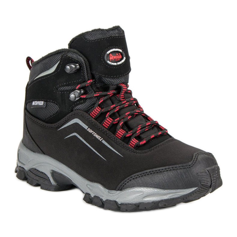 American Club Női téli amerikai csizma fekete 2