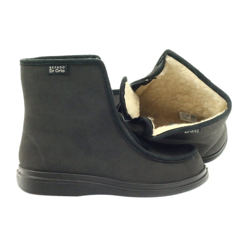 Befado egészségcipő, meleg papucs Dr.Orto 996M008 szürke 3