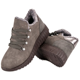 Kylie Velúr cipők barna 2