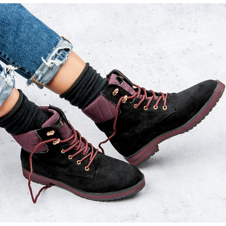 Ideal Shoes Fekete csapdázók 1