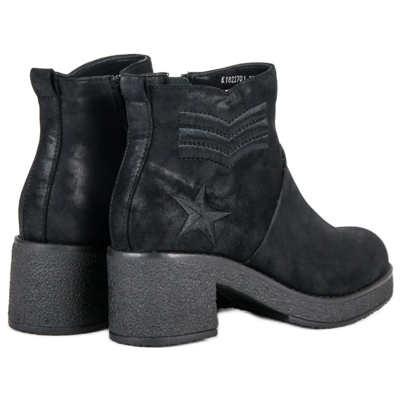 Kylie Katonai női csizma fekete 2 Kylie Katonai női csizma fekete 2