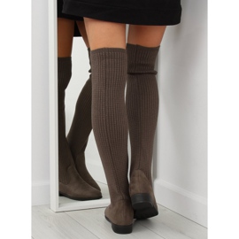 Barna muskétás csizma BM102 khaki 2