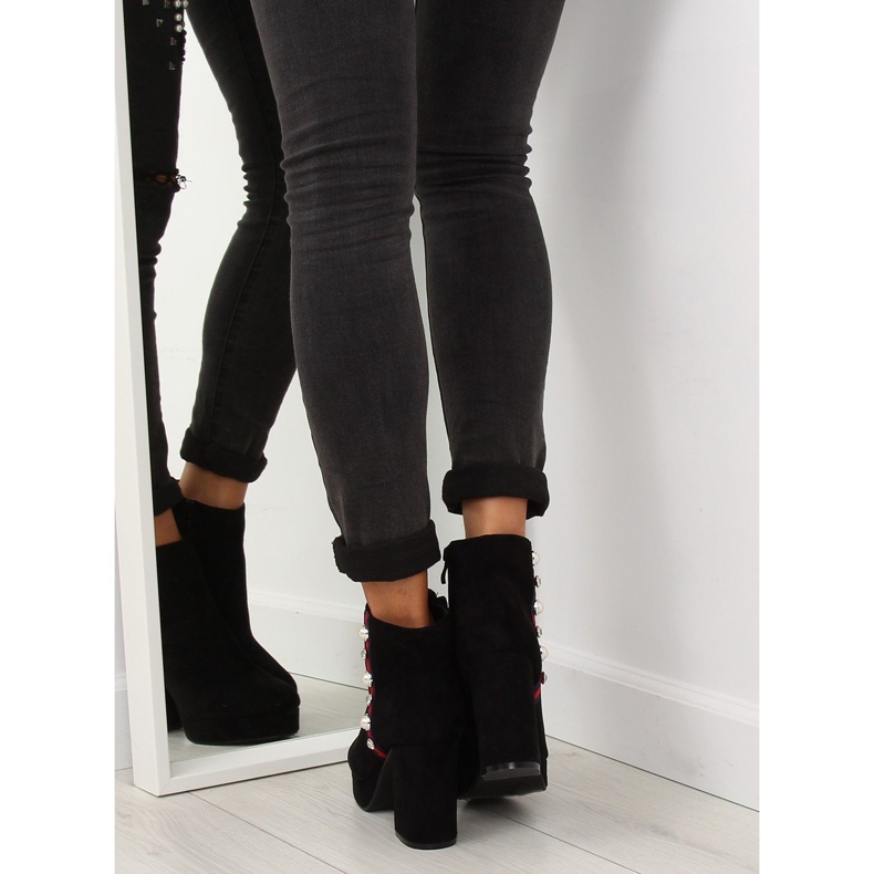 Fekete YQ208 fekete platformcsizma 1 Fekete YQ208 fekete platformcsizma 1