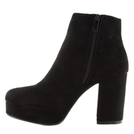 Fekete YQ208 fekete platformcsizma 2 Fekete YQ208 fekete platformcsizma 2