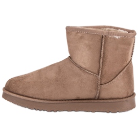 Kylie Felcsúsztatható hócsizma barna 1