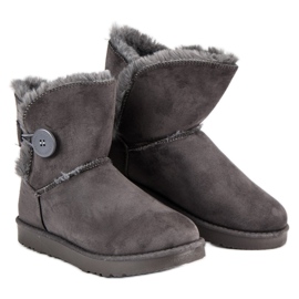 Kylie Velúr Mukluki szürke 1