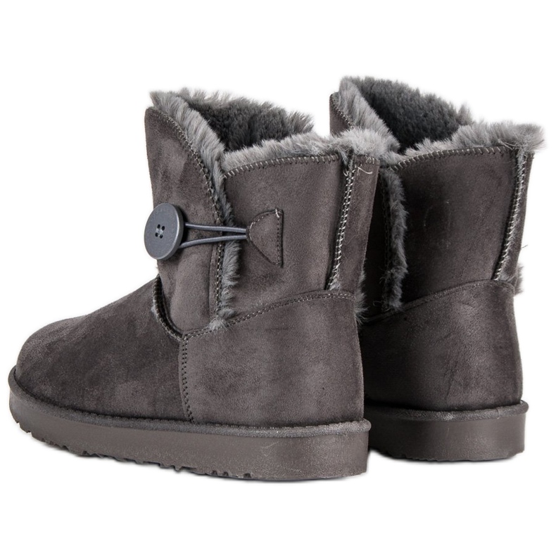 Kylie Velúr Mukluki szürke 2