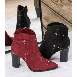 Kylie Velúr fekete csizma 1