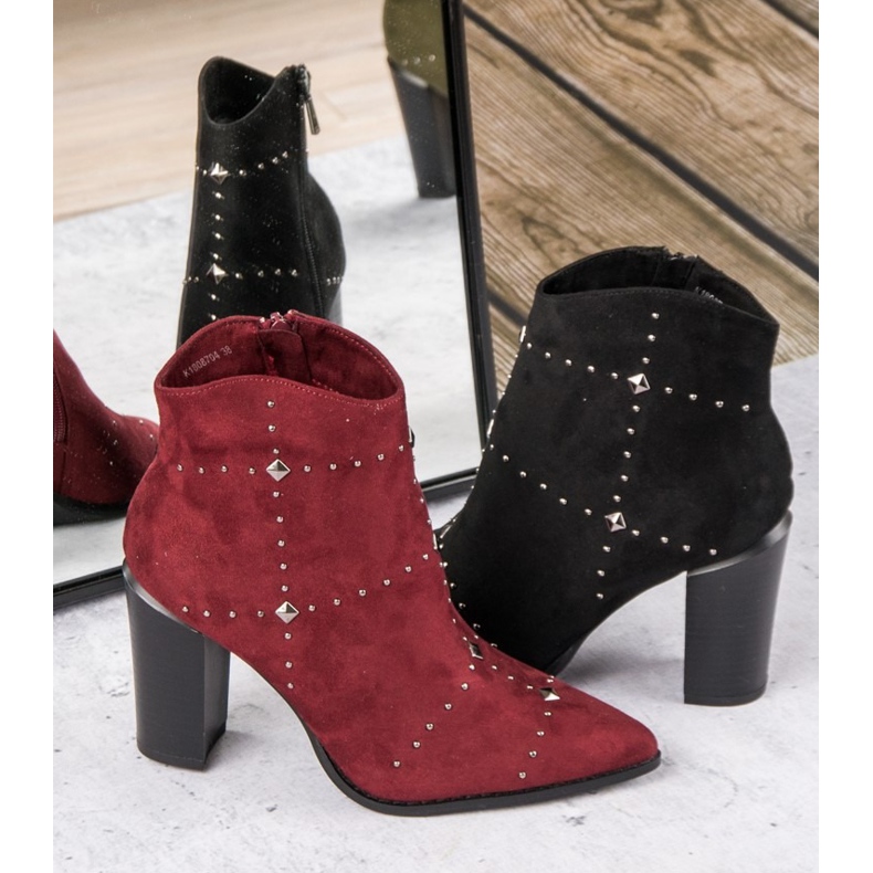 Kylie Velúr fekete csizma 1