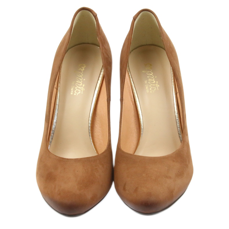 Espinto hivatalos szivattyúk piros szivattyúkat egy dekoratív oszlopon barna 3