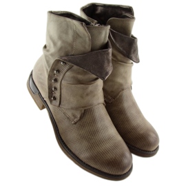 Női khaki csizma JA3153 khaki 2