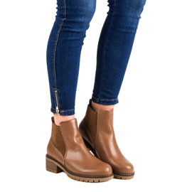 Chelsea csizma barna 1