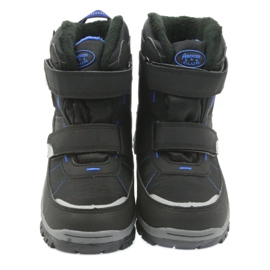 American Club Amerikai csizma téli csizma 1122 membránnal fekete kék 4