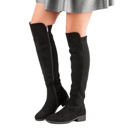 Filippo Lapos sarkú csizma fekete 1 Filippo Lapos sarkú csizma fekete 1