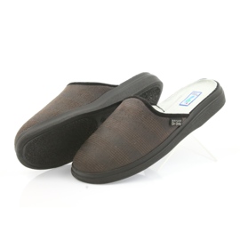 Befado férfi cipő papucs egészségügyi papucs 125m012 fekete barna 4