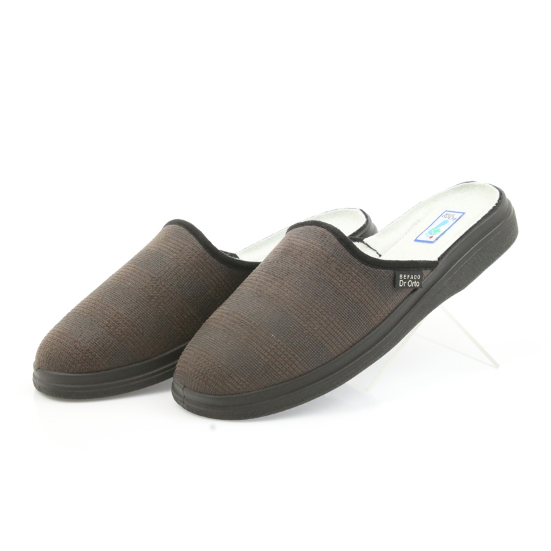 Befado férfi cipő papucs egészségügyi papucs 125m012 fekete barna 3