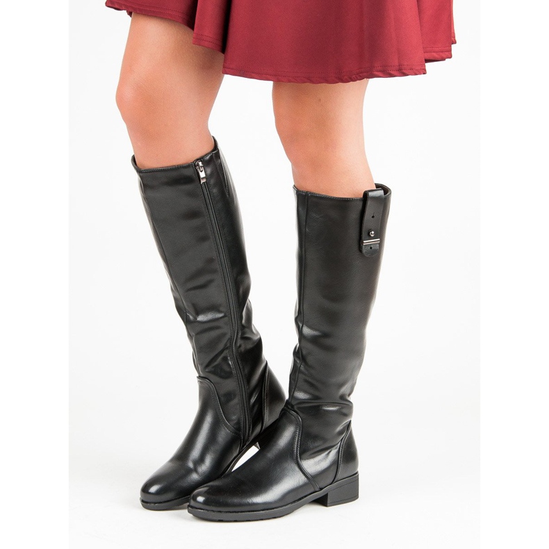 Filippo Klasszikus lapos csizma fekete 1 Filippo Klasszikus lapos csizma fekete 1