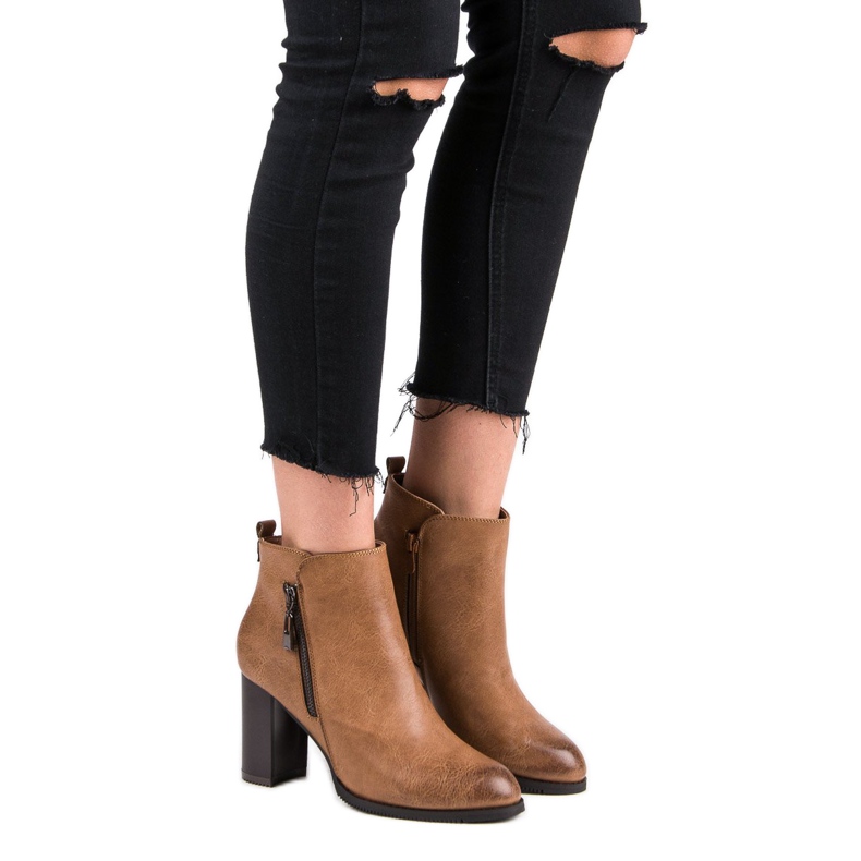 Super Mode Teve magassarkú barna 1