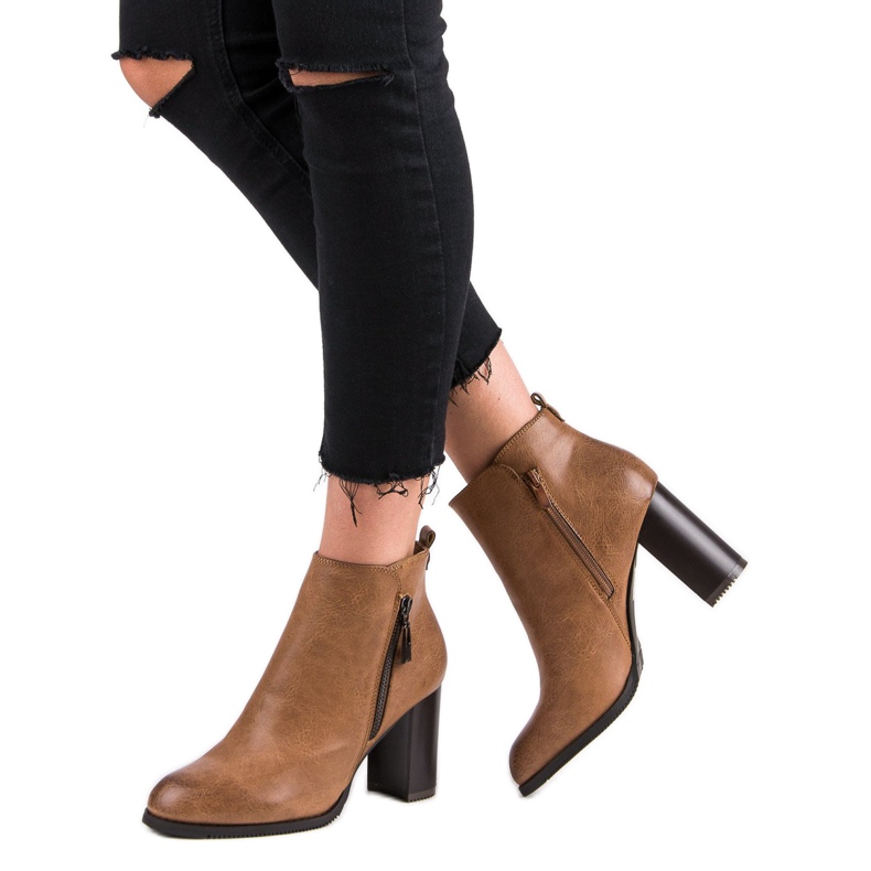 Super Mode Teve magassarkú barna 2