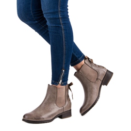 Kayla Chelsea csizma barna sokszínű 2