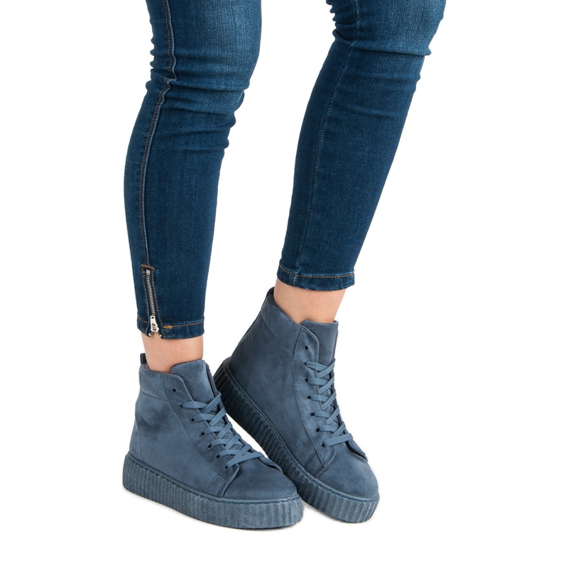 Wilady Cipők a boka felett kék 1