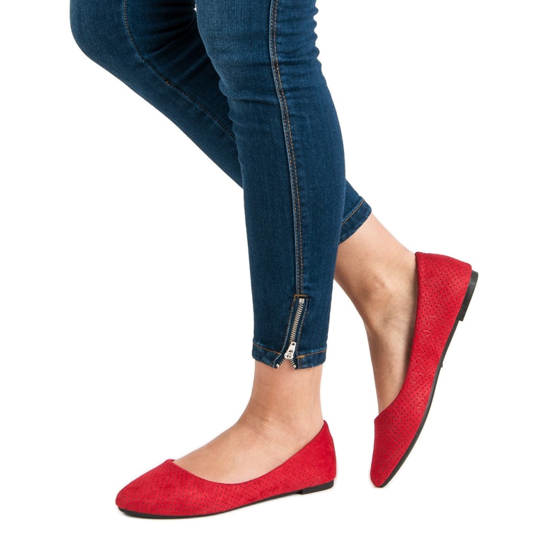 Vörös balerinák piros 1