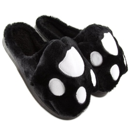 Fekete női fekete papucs DD93 Fekete 1