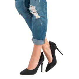 Elegáns fekete magassarkú 2