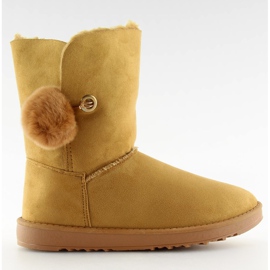 Emusy bojtos tevével SP04P Camel barna 1