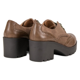 Ch. Creation Elegáns bézs színű cipő 1