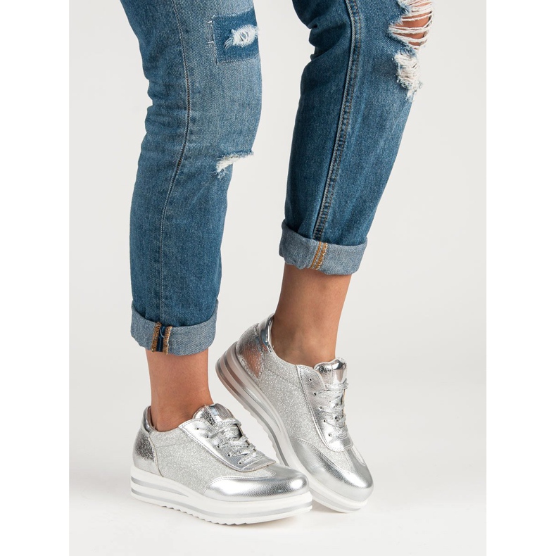 Fama Divatos cipők szürke 1