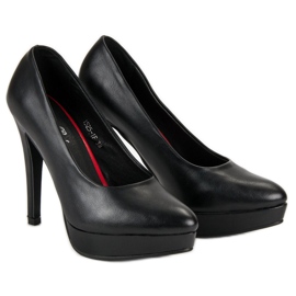 J. Star Szexi platform sarkú cipő fekete 1