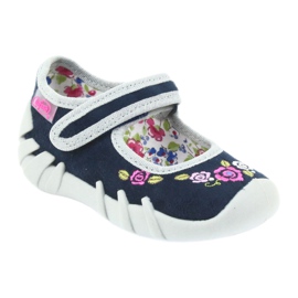 Befado gyermekcipő balerina papucs 109P170 szürke sötétkék 1