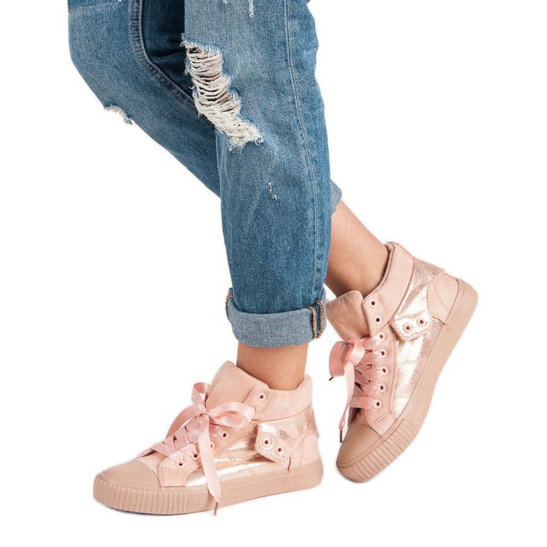 Magas rózsaszín cipők 2