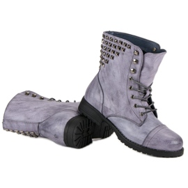 Kayla Fűzött munkások kék 2