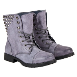 Kayla Fűzött munkások kék 1